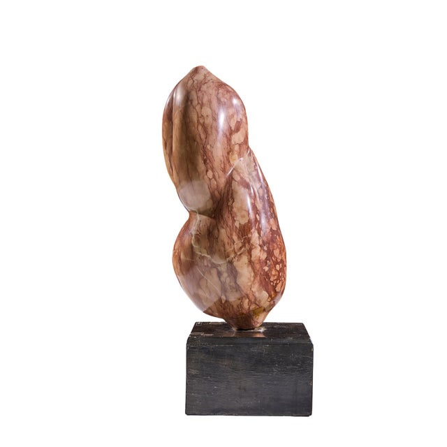 Mario DeNoto Mid Century Red Marble Figurine Sculpture For Sale - Image 4 of 8