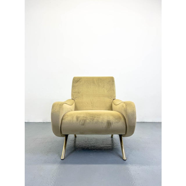 Mid-Century Modern Model 720 Lady Armchair by Marco Zanuso for Cassina, 2010s For Sale - Image 3 of 9