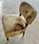 This slipper chair embodies design elements from Art Deco, Hollywood Regency and Mid-Century Modern eras, making it a...