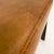 2020s Classic Low Stools in Brown Leather, Pair For Sale - Image 5 of 5
