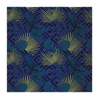 Jungle Dream 5 Fabric Wall Covering by Chiara Mennini for Midsummer-Milano For Sale