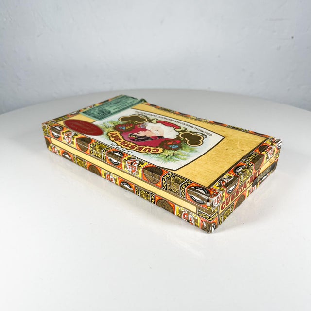 Mid-Century Modern Vintage Cuesta -Rey 10 Cigar Box Dominican No 7 Robusto Centennial For Sale - Image 3 of 13