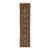 Blue and Rust Red Kazak Wool Runner Rug, Tribal Hallway Rug, 2'6" X 10'6" For Sale