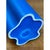 Vintage Blue Fluted Ceramic Vase For Sale - Image 12 of 12