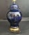 Paul Hanson Cobalt Blue Drip Glaze Ceramic Ginger Jar Lamp With Matching Shade For Sale In Miami - Image 6 of 12