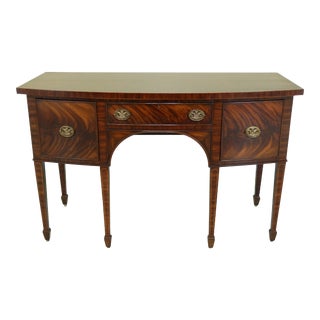 Maitland Smith Federal Style Figural Mahogany Sideboard For Sale