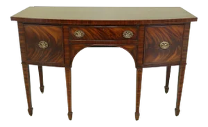 Maitland Smith Federal Style Figural Mahogany Sideboard