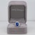 Modern 2.4Ct Tanzanite Ring With Lab Grown Diamond Halo: Solid 14k Gold, Size 6.75 For Sale - Image 3 of 9