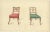 Sheraton, Illustrations of Various Chairs, 1805, Prints, Set of 5 For Sale - Image 6 of 10