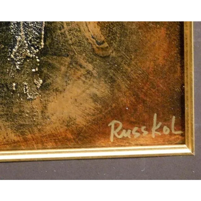 Original mixed media with oil, acrylic on Paper Hand signed by the Artist Paper Size : 18" x 24" Framed Size : 29" x 35"...