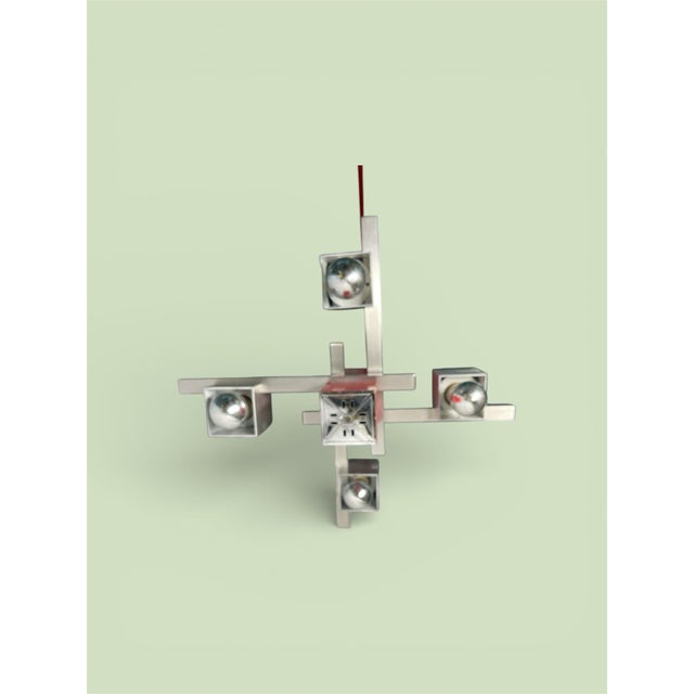 1970s Mid Century Modern Scilari Chandelier For Sale In Miami - Image 6 of 7
