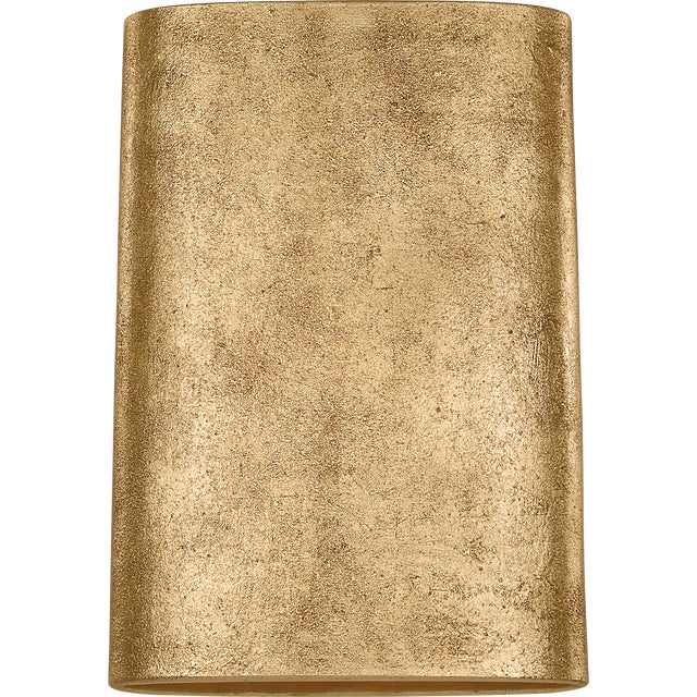 Gold Kelly Wearstler for Visual Comfort Signature Lotura 12" Pocket Sconce in Museum Gild For Sale - Image 8 of 14
