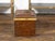 French 1890s Rustic Painted Tôle Box with Wood Grain Finish and Goldenrod Accent For Sale - Image 10 of 11
