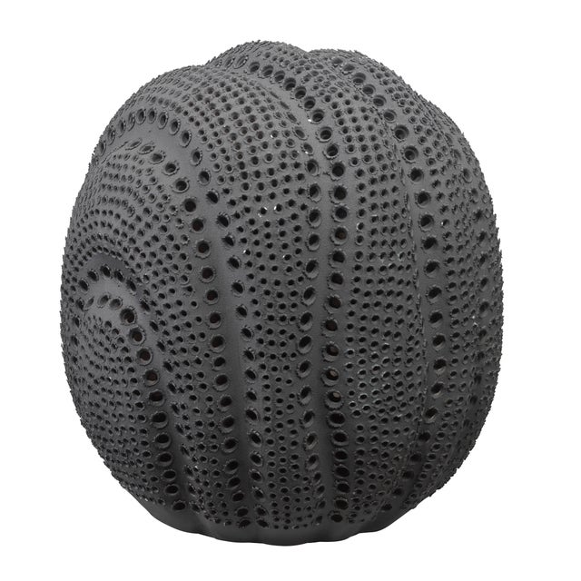 Ceramic Lunar Sphere in Black For Sale - Image 7 of 10