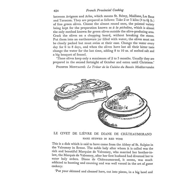 Paper "French Provincial Cooking" 1984 David, Elizabeth For Sale - Image 7 of 8