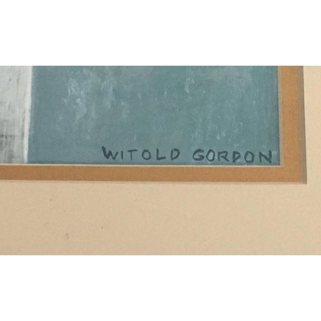 Witold Gordon, Ace Bar, Gouache American Scene. Witold Gordon For Sale - Image 4 of 5