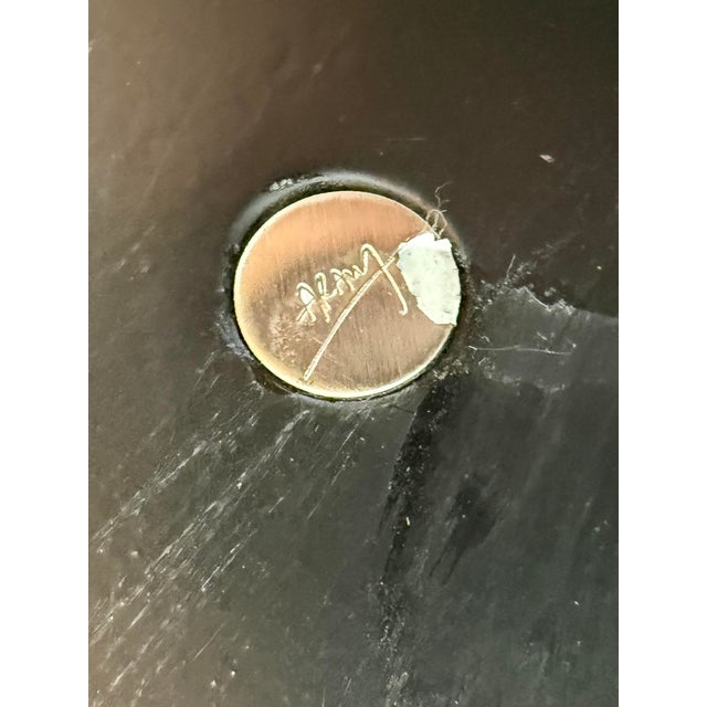 Contemporary Michael Aram Black Nickel Rock Floor Lamp For Sale - Image 3 of 12