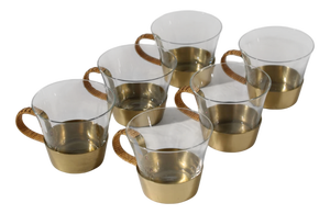 Coffee Cups by Albert Gustav Bunge, 1950s, Set of 6