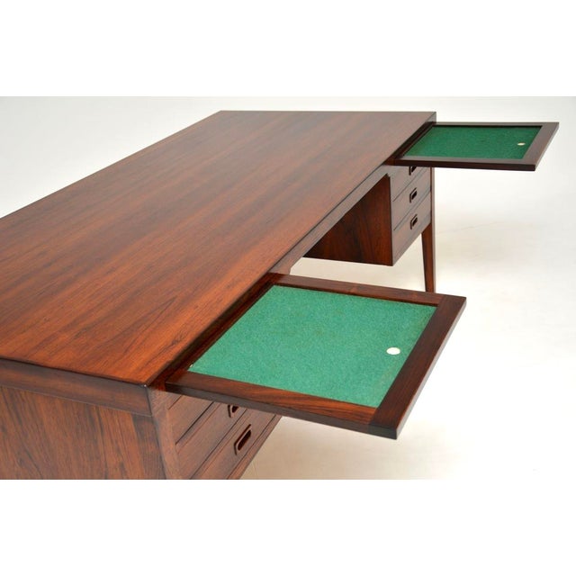 Large Vintage Danish Executive Desk, 1960 For Sale - Image 6 of 18