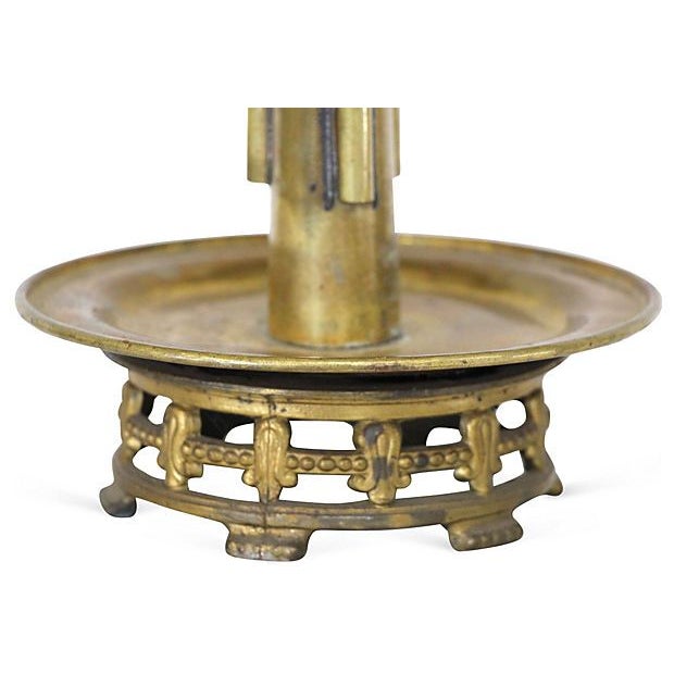 Brass Lotus Style Cocktail Server Chairish