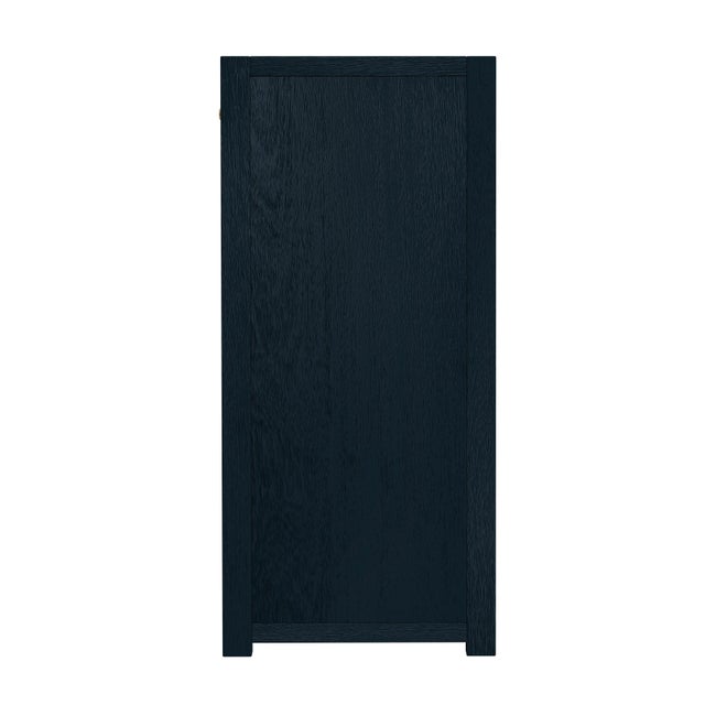 2020s Lark 31 in. W Rectangular Wood Accent Storage Cabinet with 1 Drawer and 2 Doors, Navy Blue For Sale - Image 5 of 8