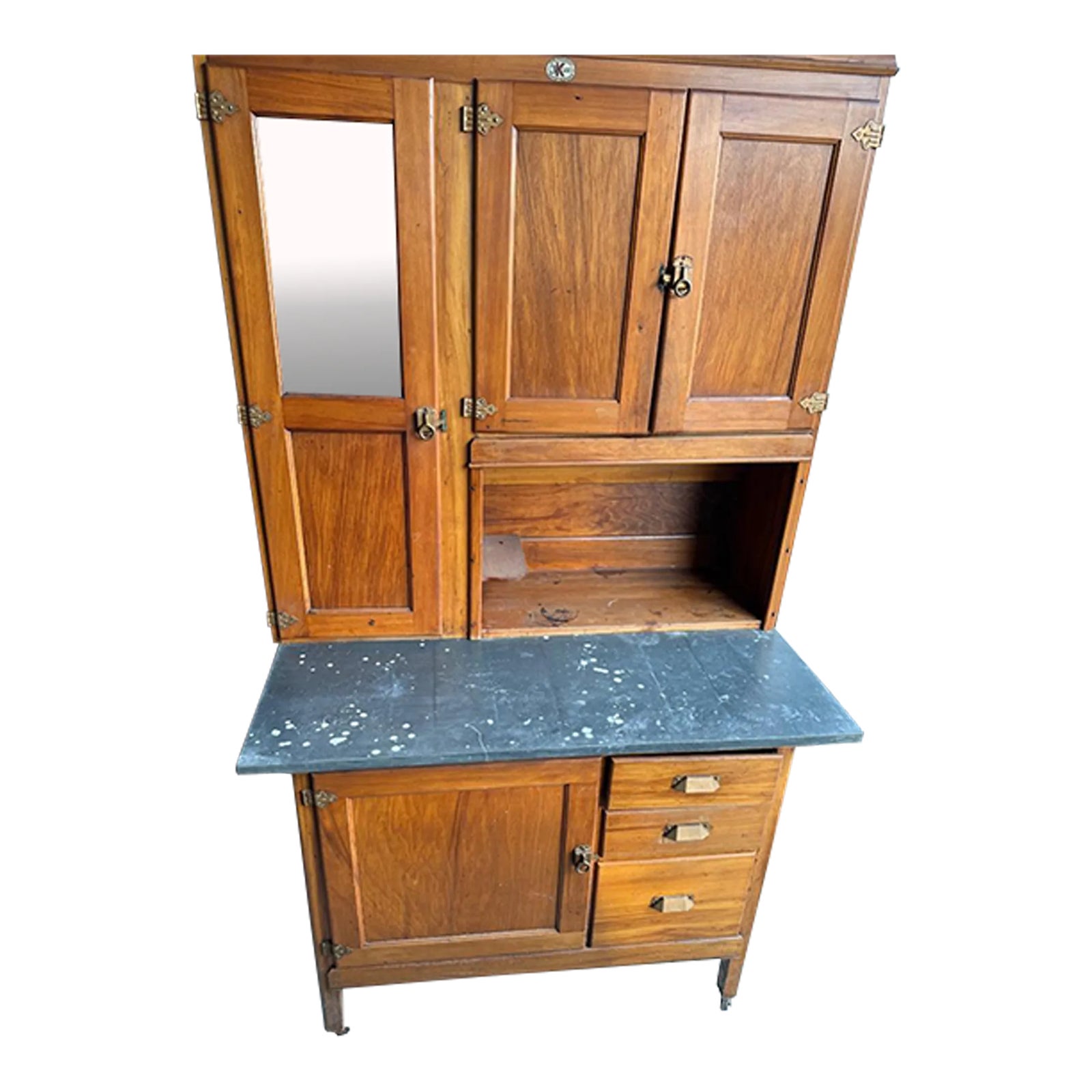 1920s Craftsman Style Hoosier Cabinet by Kuchins | Chairish, image size:1600x1600