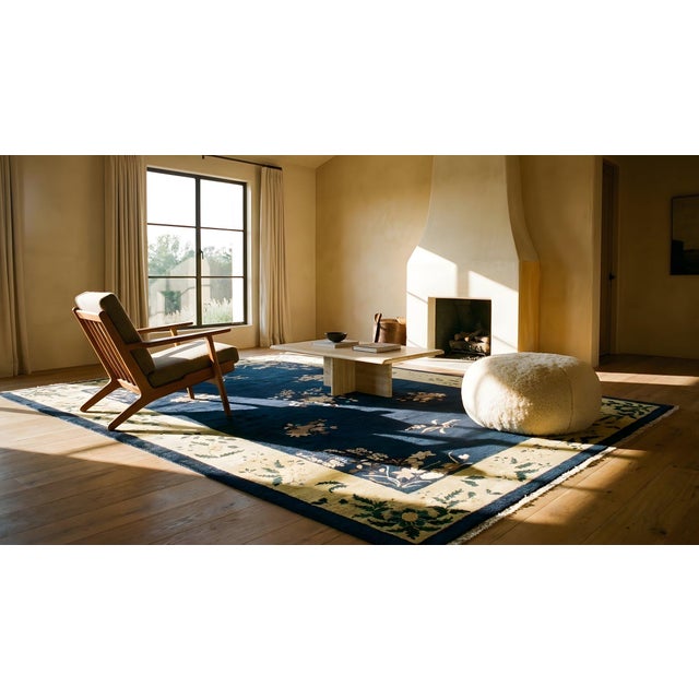 Antique Chinese Peking Rug 9' 2" x 14' 1" For Sale - Image 13 of 13