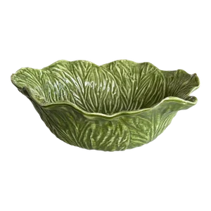 Vintage Cabbage Ceramic Bowl