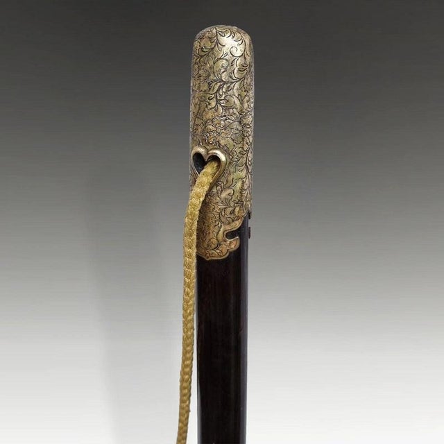Early 18th Century Japanese Edo Samurai Gunbai, 1740 For Sale - Image 6 of 9