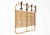 Wood Italian Rattan Coat Rack, 1960s For Sale - Image 7 of 7