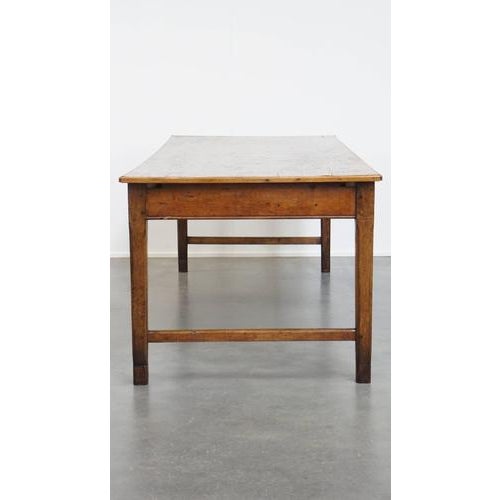 Large Antique Dining Table with Drawer and Original Details For Sale - Image 5 of 15