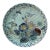 Large Majolica Morning Glory Plate Wasmuel, Circa 1890 For Sale