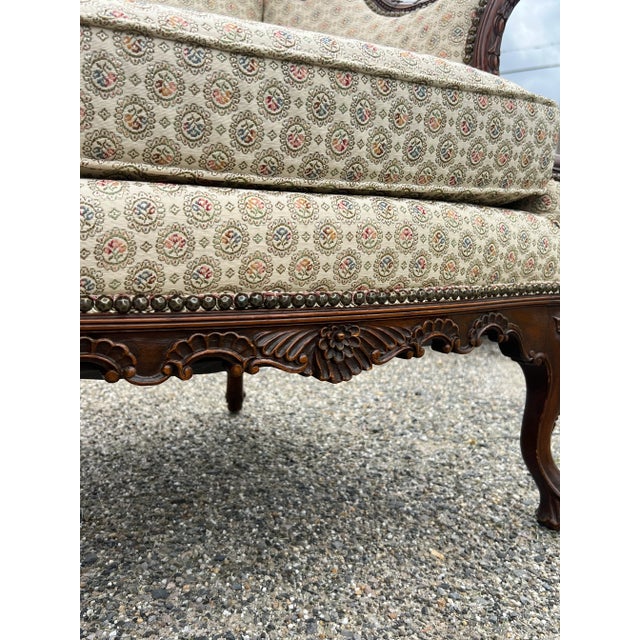 Early 20th Century Carved Wingback Chair For Sale - Image 12 of 12