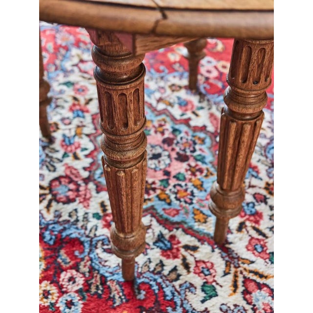 Brown Extendable Table in Oak with Gate Legs For Sale - Image 8 of 15