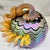 Eric Dandurand Iridescent Art Glass Pumpkin – Harmony Glassworks 2012 For Sale - Image 4 of 9