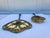 Venetian Brass Filigree Jeweled Mirror and Brush Set For Sale - Image 12 of 17