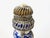 A striking mid-20th-century decorative Moroccan ceramic vessel/flacon, originating from Safi or Fez. The piece features...
