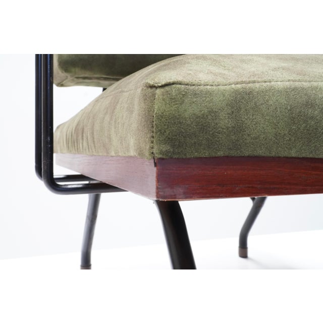 Metal Italian Lounge Chairs, 1950s, Set of 2 For Sale - Image 7 of 10
