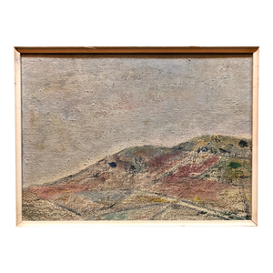Ivan Kurach, Untitled, Lonely Abstract Landscape Italian Expressionist Oil Painting