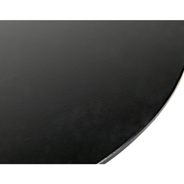 Felix Side Table in Black Metal For Sale In Los Angeles - Image 6 of 7