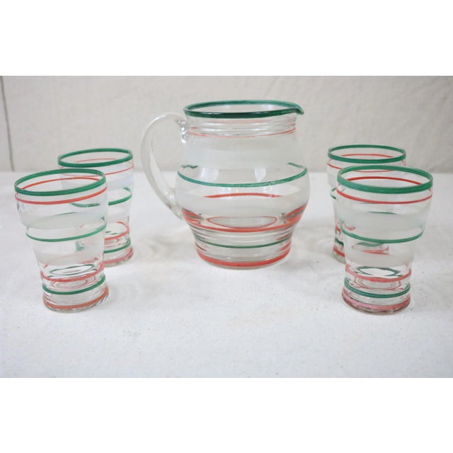 Mid 20th Century Decorated Juice Set, 5 Pcs. For Sale - Image 9 of 9