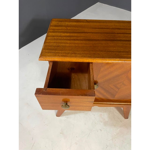 Mid-Century Modern Wooden Nightstands, 1940s, Set of 2 For Sale - Image 6 of 15