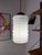 Pendant Lamp in Structured Glass and Teak, Denmark For Sale - Image 4 of 11