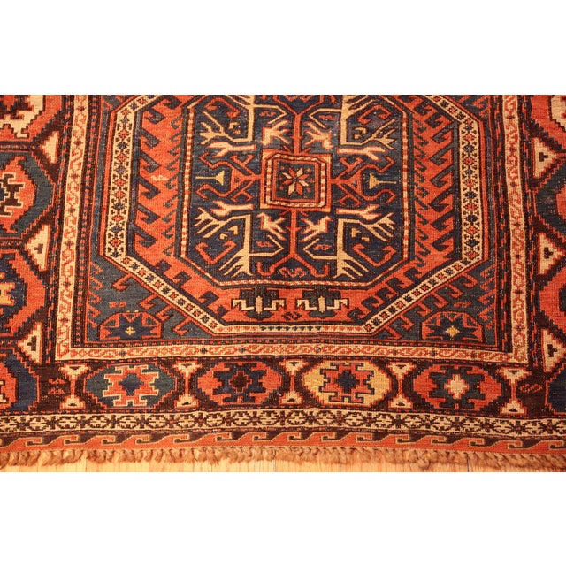 Textile Nazmiyal Collection Antique Caucasian Soumak Rug For Sale - Image 7 of 10