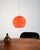 Space Age Orange Ceiling Lamp by Studio Tetrarch for Artemide, 1968 For Sale - Image 3 of 11