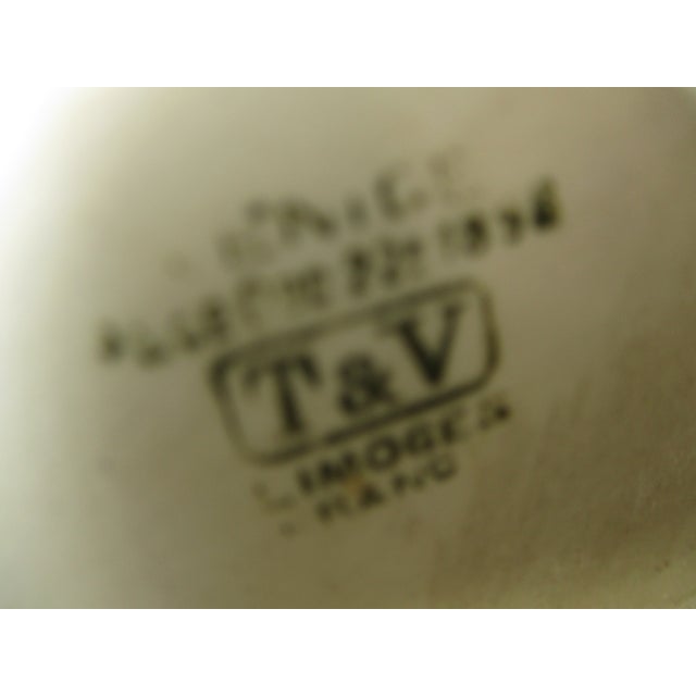 Ceramic Antique Hand Painted Limoges Franch Porcelain Dresser Tray For Sale - Image 7 of 7