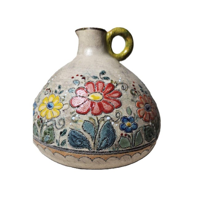Large Italian Ceramic Jug by Gino Vitali, 1960 For Sale - Image 4 of 8