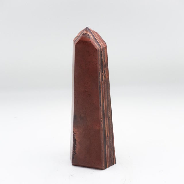 Grand Tour Orange-Brown Banded Jasper Point For Sale - Image 3 of 7