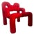 Red Ekstrem Lounge Chair by Terje Ekstrom, 1980s For Sale