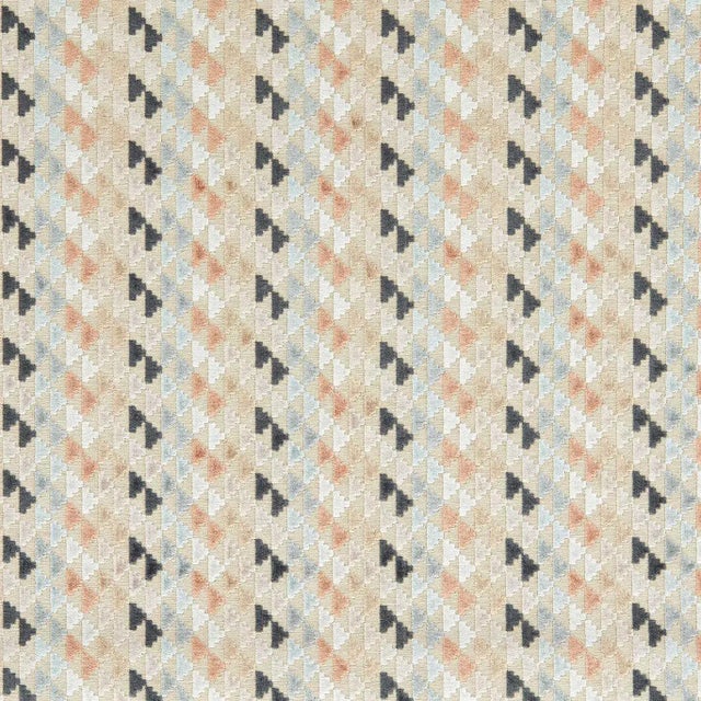 Harlequin Vidi Fabric in Sky/Slate/Taupe For Sale
